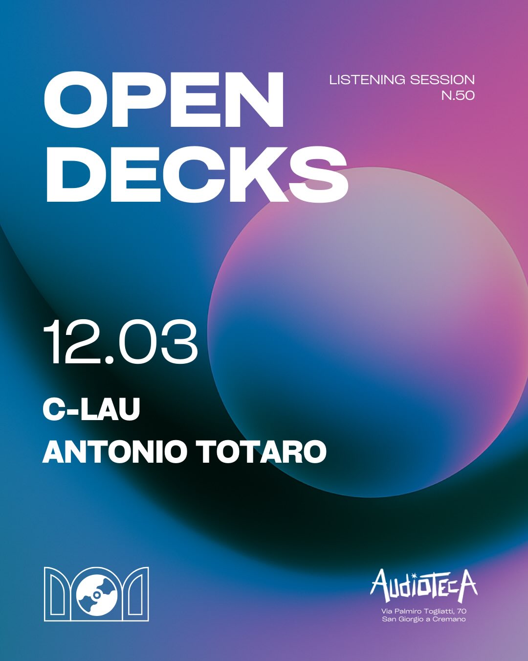 Listening session n.50 - Audioteca